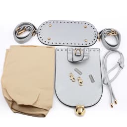 1 Set Handmade Bag Bottom Flap Cover Hardware Shoulder Straps for DIY Handbag Crochet Bag Knitting Bags Crossbody Bags