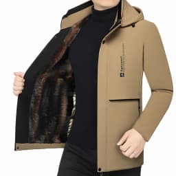 Winter New Arrival Middle Aged Men High Grade Thick Warm Down Cotton Coat Father Style Male Casual Business Outerwear For Daily