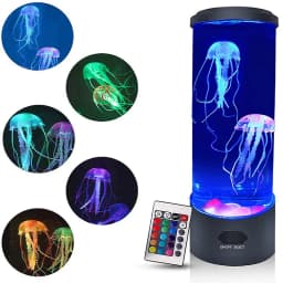 LED Fish Lamp Ambient Night Light Remote Control Color Changing Decorative Lights Aquarium Birthday Gift For Children USB