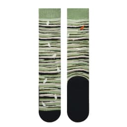Socks Women's High Tube Calf Knee-length Socks Retro Illustration Art Abstract Street Autumn and Winter Cotton Socks High Sock
