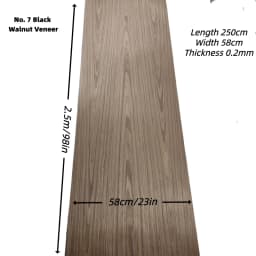 DIY Teak Cherry White Oak Black Walnut Wood Veneer for Cabinet Panels Home Improvement Musical Instrument Decoration