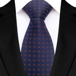 Luxury 8CM Mens Necktie Brown Blue Color Dot Stripes Solid Tie For Man Groom Jacquard Woven Neck Tie For Business Wedding Party