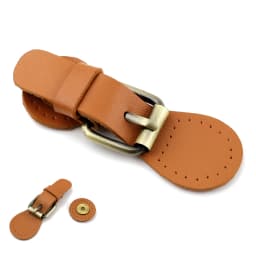 2pcs Leather Bag Snap Buckles Sew on Snaps Button Magnetic Closure Fasteners for Women DIY Handbag Backpack Clothes Accessories