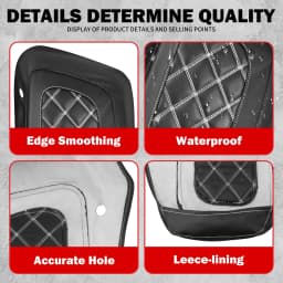 Motorcycle Hard Saddlebag Lid Cover Hard Side Bag Waterproof for Harley Road King Street Glide CVO Electra Glide FLHR 14-2024