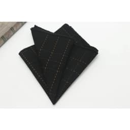 24CM Striped Brown Pocket Square British Style Cotton Linen Handkerchief Casual Plaid Cravat Tuxedo Hanky Suit Shirt Neckwear