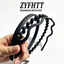 3pcs ZYFHTT Simple Acrylic Headband for Women Elegant Face Washing Hair Band Fashion Girls Hair Hoop Hair Accessories