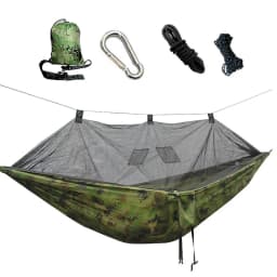 Lighten Up Portable Camping Hammock and Tent Awning Rain Fly Tarp Waterproof Mosquito Net Hammock Canopy 210T Nylon Hammocks