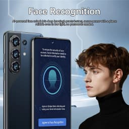 K-Touch Smartphone 5G C27 Ultra Mobile Phones Android Face Unlock Cell Phone 5G Dual SIM 22GB+2TB Smartphone 7.3inch HD 8000mAh Battery Mobile Phone
