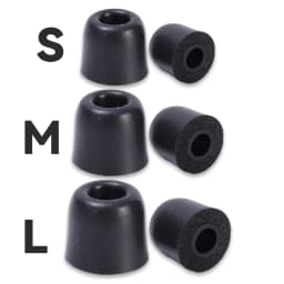 1/3/6Pairs Replacement Soft Memory Foam Earbuds Tip Noise Isolating Ear Pads Foam Eartips for 4.5mm Nozzle in-Ear Earphones