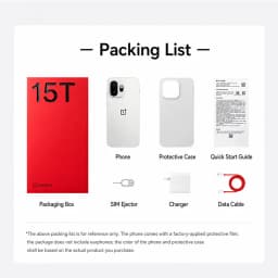 OnePlus 15T 5G Phone Snapdragon 8 Elite Gen5 6.32 165Hz 100W Charger 7500mAh Google ColorOS16 Oneplus15 T NFC OTA 50MP
