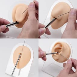 1Pcs Stainless Steel Piercing Tool Body Jewelry Tool Piercing Receiving Tube Accepts Needles Needle Receiving Tube