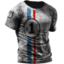 Vintage T Shirts for Men 3D Print American Tops Short Sleeve Oversized Hip Hop O-Neck Cotton T-Shirts Men Clothing Camiseta 6XL