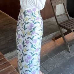 Matakawa Jacquard Floral Skirts for Women Spring Summer Sweet Korean Fashion Faldas Mujer Elegant Office Lady Long Skirt