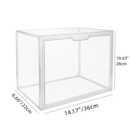 Clear Large Figure Storage Box Organizer For Figurine Acrylic Box Blind Box Makeup Toy Showcase Organizer For Handbag Figurine