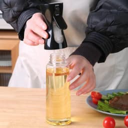 Oil Spray Bottle Spray Household Kitchen Spray Olive Oil Barbecue Fat Control Food Grade Plastic Oil Spray Pot