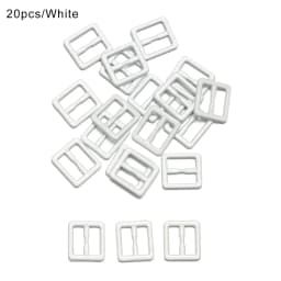 Newest 20Pcs Tri-glide Mini Buttons Metal Belt Buckle Doll Clothes Buttons Shoes Buckle For Blyth Doll Bags Clothing Accessory