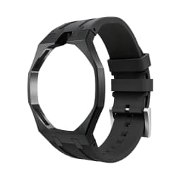 Modification Kit Aluminum Metal Case+Silicone Strap for Swatch X AP Royal Pop Pocket Watch Changer To Wristwatch Accessories