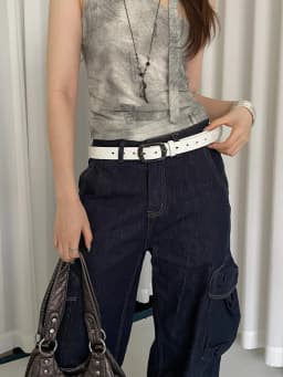 Retro Ethnic Style Butterfly Printed Red Belt For Women New In 2025 Versatile Belt With Jeans Belt Decoration