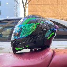 Modular Filp up Motorcycle Helmet Full Face Racing Helmet Dual Visors DOT Approved motosiklet kaskı