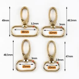 5/10Pcs 20-38mm Metal Hook Buckle for Bag Strap Swivel Lobster Clasp Dog Collar Carabiner Clip KeyChain Fastener Accessories