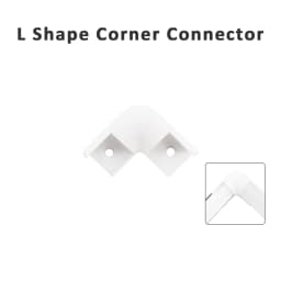 50CM LED Aluminum Profile for Tape Lights 8mm 10mm Corner Channel Diffuser V Shape Black Silver Housing 90 Degree Ceiling Decor