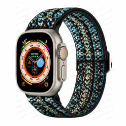 Scrunchie Strap for Apple watch band 40mm 44mm 41mm 45mm 38mm 49mm 45 mm Elastic Nylon bracelet iWatch series 8 se 7 6 5 3 Ultra