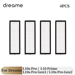 For Dreame L10s Pro Gen 3 / L10s Pro Gen 2 / L10s Pro / L10 Prime Robot Vacuum Spare Parts Main Side Brushes Mop Cloths Filters