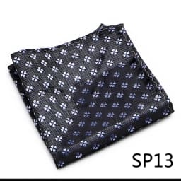 High Grade 2023 New Style Hot sale Silk Handkerchief Black Suit Accessories Solid Men Abraham Lincoln's birthday Pocket Square