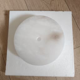 Modern Simple LED Natural Marble Ceiling Lamp Living Room Bedroom Corridor Circular Ultra-thin All-copper Wall Lamp Indoor Decor