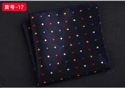 23CM Mens Woven Polyester Pocket Square Embroidered Jacquard Hanky Scarf Best Man Korean Formal Wedding Bridegroom Handkerchief