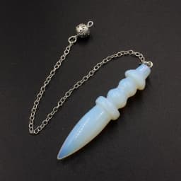Natural Stone Pendant Egyptian Crystal Pendulum for Divination Dowsing Reiki Pink Clear Quartz Amethysts Black Onyx Pendulo X130