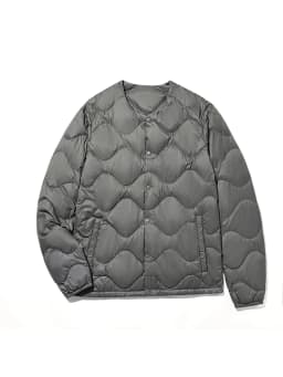 Ultra-Thin down Jacket Men's round Neck Lightweight Padded Vest plus Size Elderly Dad Casual Style Warmth Fashion Outerwear