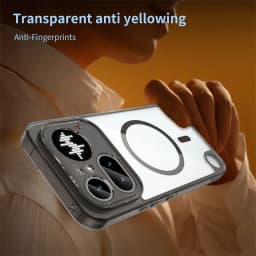 Flexible Wireless Charging Magnetic Case For Nothing Phone 4A Pro Cover Transparent Shell Fundas Coque