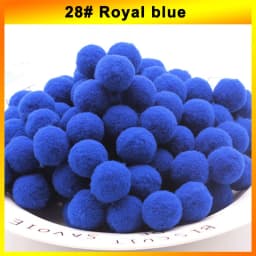 300-30Pcs Multicolor Pompoms Fur Balls Glitter Fluffy Pom Poms Elasticity Pom pom Soft Balls for DIY Crafts 8/10/15/20/25/30mm