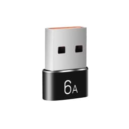 6A USB To Type C OTG Adapter 120W USB-C Male To Type-c Female Charger Converter for Macbook Samsung Data Transfer Adapter