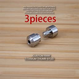 1piece Titanium Alloy Diy Push Knife Nail Screw for BM Bugout 535 Push Knife Rivet Screw Pushing Modified Parts