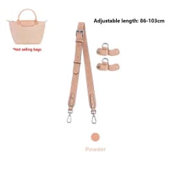 Leather bag shoulder strap for Longchamp pouch short handle small bag modification without punching strap bag accessories