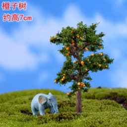 Mini Tree Fairy Garden Miniatures Micro Landscape Resin Crafts Bonsai Figurine Garden Terrarium Accessories Supply