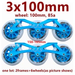 Speed Skate Frame Speed Frame Children 3x90mm 3x100mm 120-135-165MM
