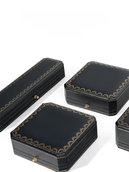 Ele European Sle Nelace Bracelet Ring Earring Box High End Jewelry Paaging Box with Octagonal Bule for Gifts