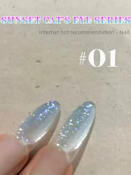 1-12pcs TC Summer Blue Glass Bead Cat Eye Gel Nail Polish Flash White Spar Nude Color Magnet Nail Art Gel Salon Christmas Nails