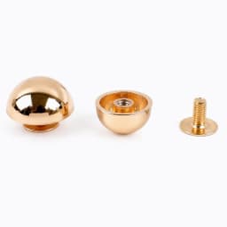 20Pcs Deepeel 8-20mm Metal Round Button Rivets for Handbag Clothing Decoration Screw Back Studs Fastener Leather Craft Parts Set