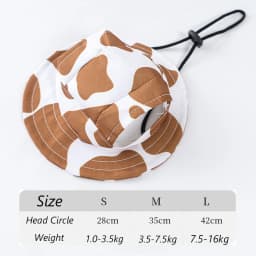 Cute Print Dog Hat for Small Medium Dogs Adjustable Pet Cap Puppy Pug Corgi Dachshund Hats Mascotas Perros Accessories