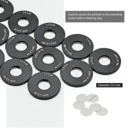 Optical Laboratory Precision Pinhole Diameter Ø30/40/50/75 μm Spatial Filter System Accessories 0.5–1 Inch