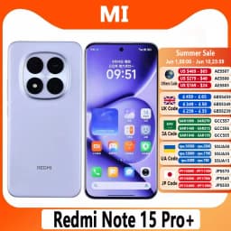 Xiaomi Redmi Note 15 Pro+ 256GB/512GB Snapdragon 7s Gen 4 50MP+32MP Camera 6.83" 1.5K Display 90W 7000mAh Battery China Version