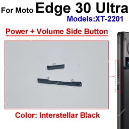Power Volume Button For Motorola MOTO Edge 30 Neo XT2245-1 Edge 30 Ultra Pro Edge X30 XT-2201 Side Key Button Flex Cable Parts