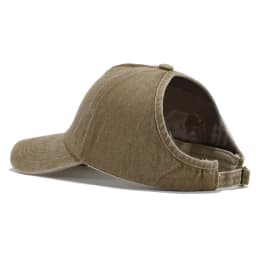 1pc Retro Washed Little Heart Embroidered Ponytail Baseball Cap for Women,Outdoor Sports Adjustable Women's Cap for Daily Wear