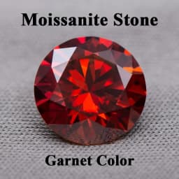 Moissanite Stone Round Cut Rainbow Purple Color DIY Charms Jewelry Making Ring Necklace Earrings Main Materials Certificate