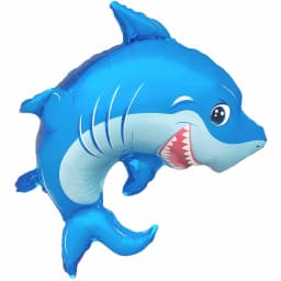 Large Sea Animals Foil Balloons Shark Fish Helium Air Globos Baby Shower Birthday Party Wedding Decorations Ocean Theme Ballons