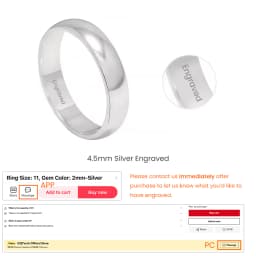 Custom Engrave Real Pure 925 Sterling Silver Rings For Women And Men Simple Couple Ring Smooth Wedding Band For Lovers Jewelry